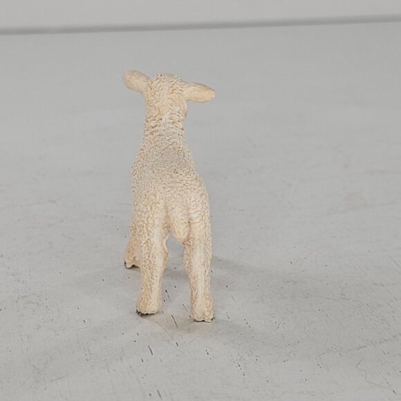 Schleich Lamb 17069 Cream Color Baby Sheep Farm Animal - Picture 4 of 9